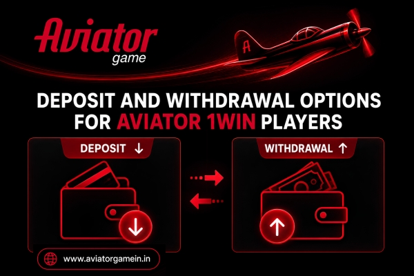Deposit and Withdrawal Options for Aviator 1Win Players